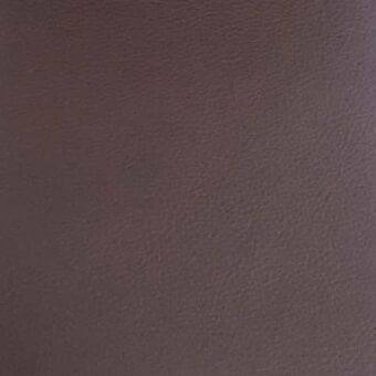 Leather rug, dark brown, granular texture fills the frame; Rugiano S5007 model shown against a neutral backdrop with consistent tonal variation.